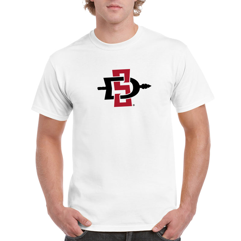 San Diego State Aztecs Primary Logo T Shirt - White