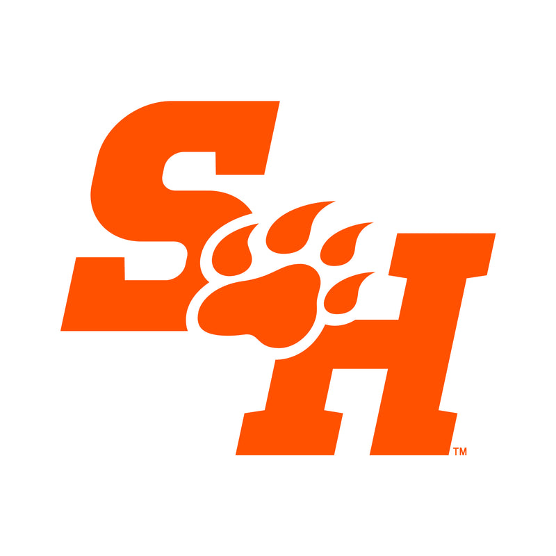 Sam Houston State University Bearkats Primary Logo Hoodie - White