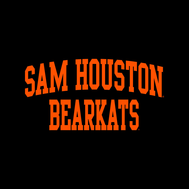 Sam Houston Front Back Print Hoodie - Black