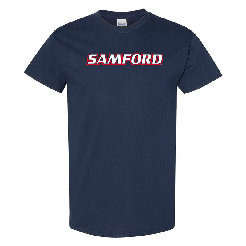 Samford Basic Block T-Shirt - Navy