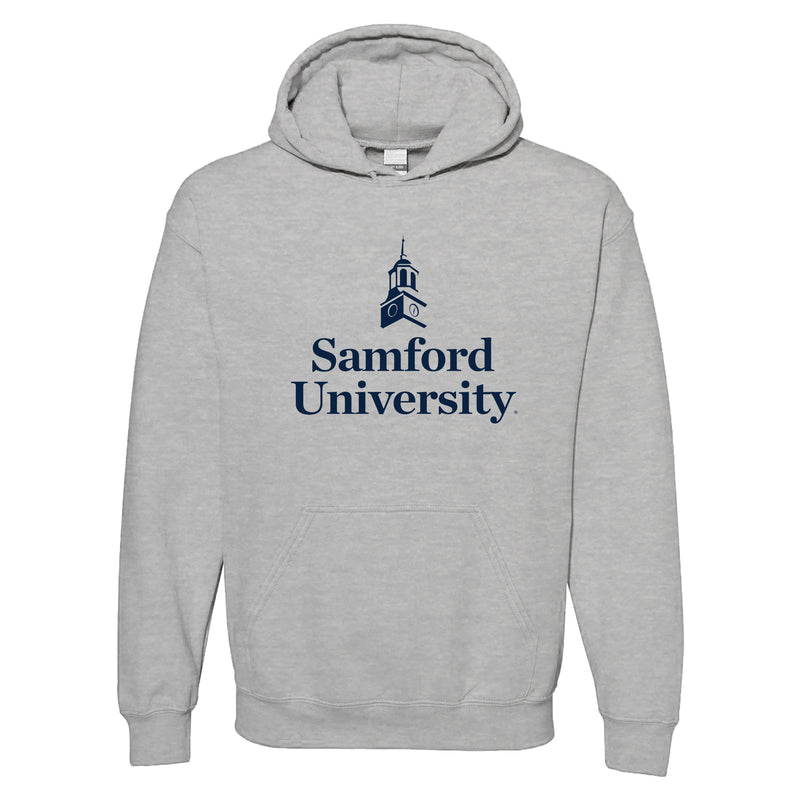 Samford Institutional Logo Hoodie - Sport Grey