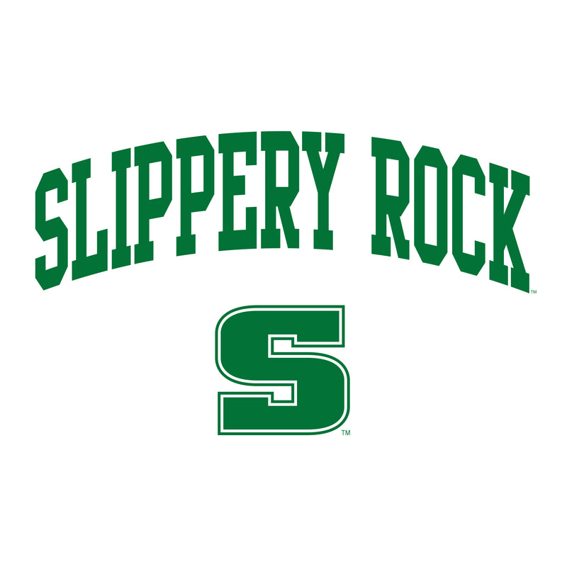 Slippery Rock University The Rock Arch Short Sleeve Womens T Shirt - White