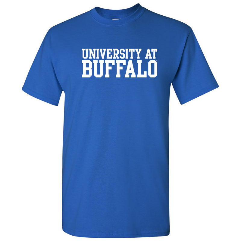 University at Buffalo Bulls Basic Block Short Sleeve T Shirt - Royal