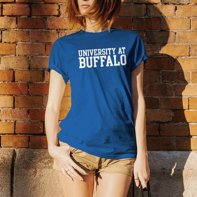 University at Buffalo Bulls Basic Block Short Sleeve T Shirt - Royal