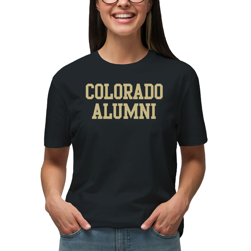 University of Colorado Buffaloes Alumni Block T Shirt - Black