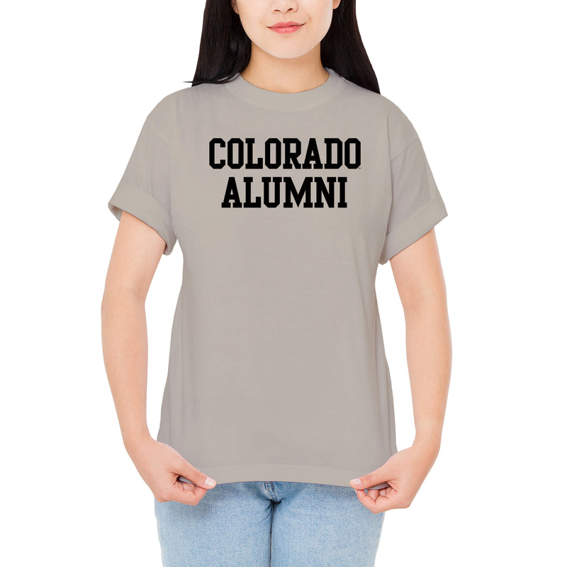 University of Colorado Buffaloes Alumni Block T Shirt - Sand