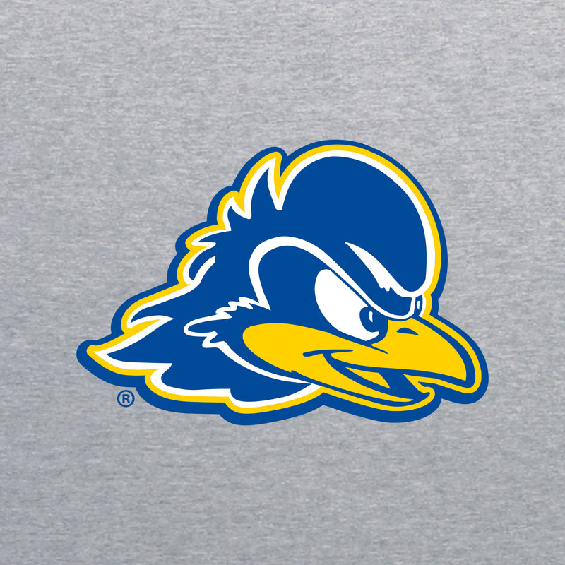 Delaware Blue Hens Primary Logo Long Sleeve T Shirt - Sport Grey