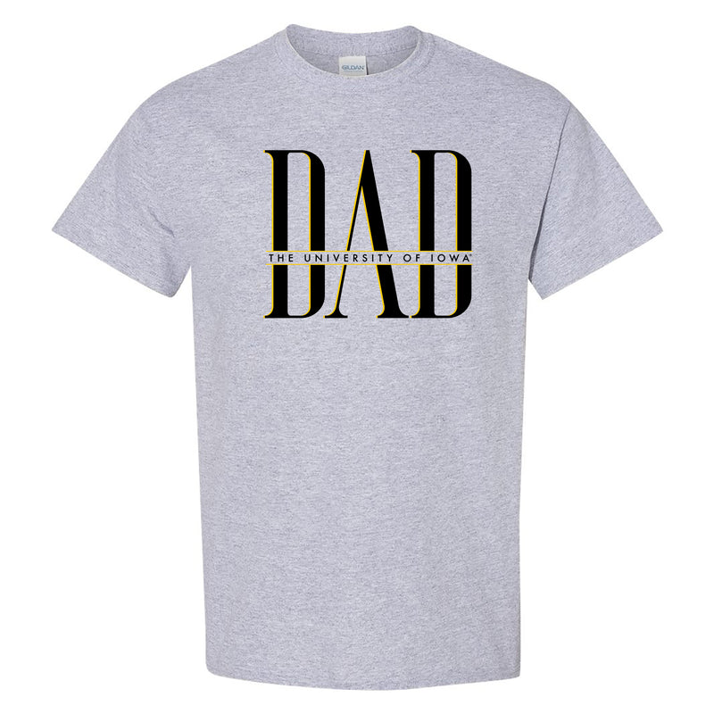 Iowa Classic Dad T-Shirt - Sport Grey