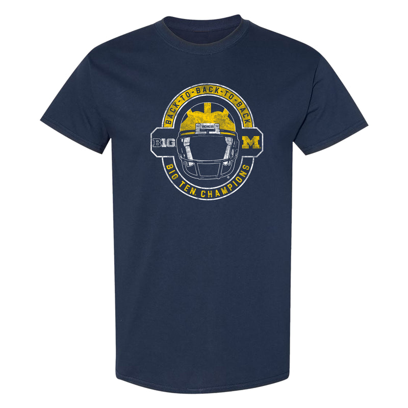 Michigan B2B2B Champs 23 Showdown T-Shirt - Navy