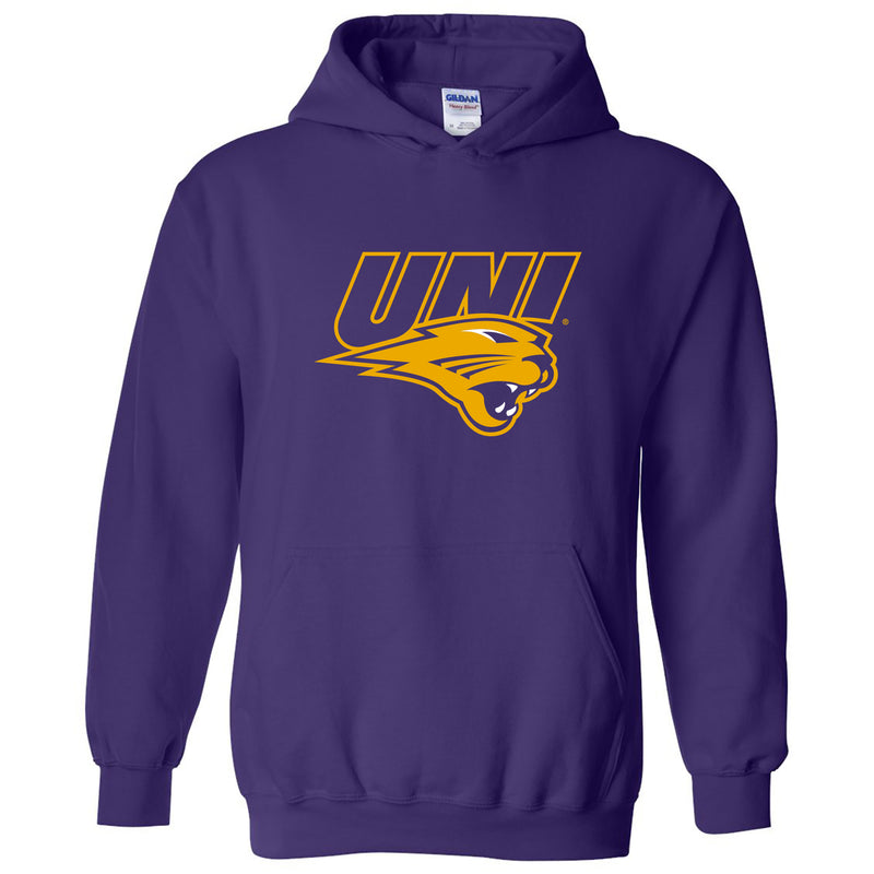 University of Northern Iowa Panthers Primary Logo Hoodie - Purple