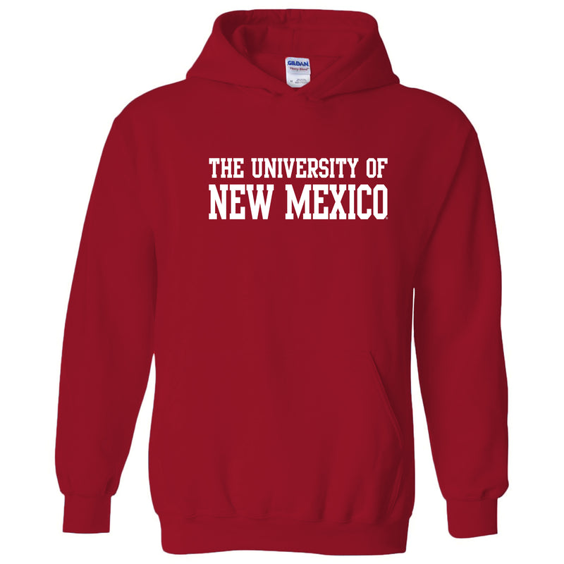 University of New Mexico Lobos Basic Block Cotton Hoodie - Red