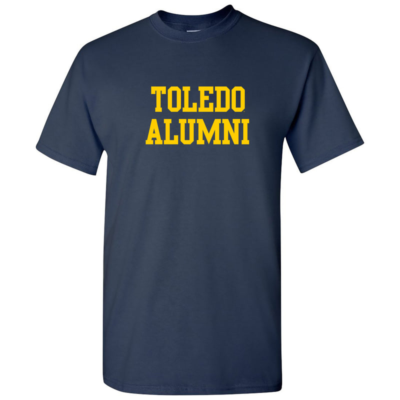 University of Toledo Rockets Alumni Block Short Sleeve T Shirt - Navy