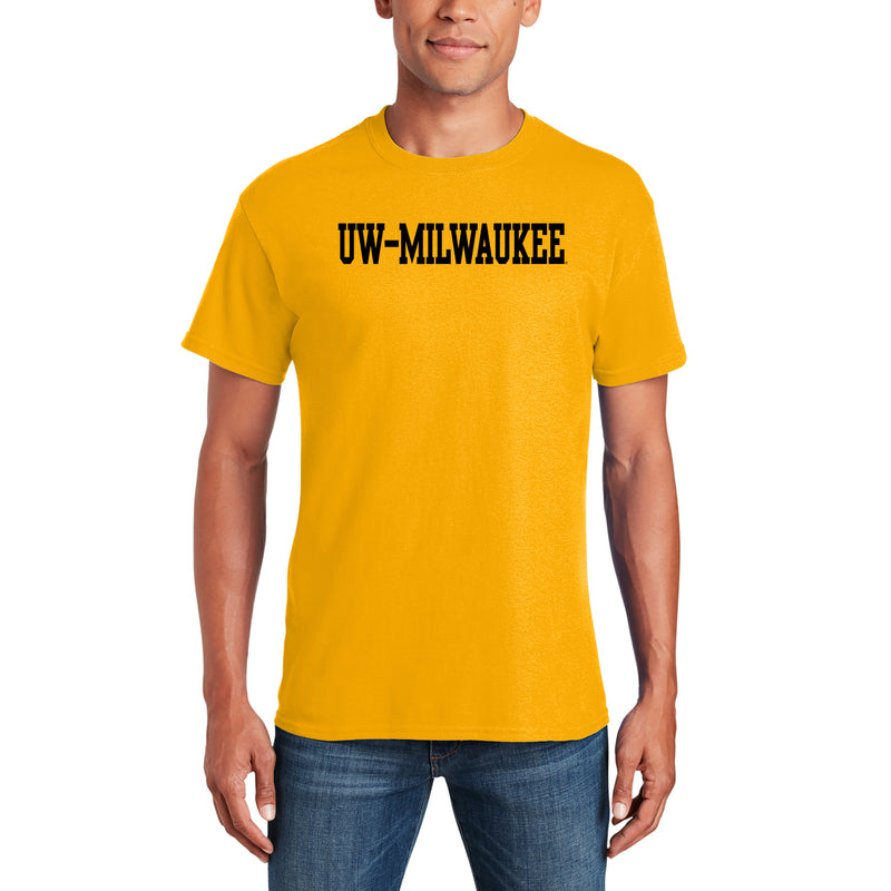 Wisconsin-Milwaukee Panthers Basic Block T Shirt - Gold