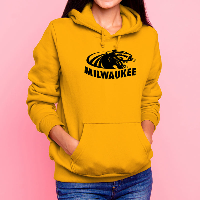 Wisconsin-Milwaukee Panthers Primary Logo Hoodie - Gold