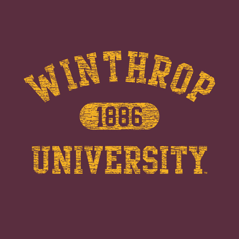 Winthrop Athletic Arch Hoodie - Maroon