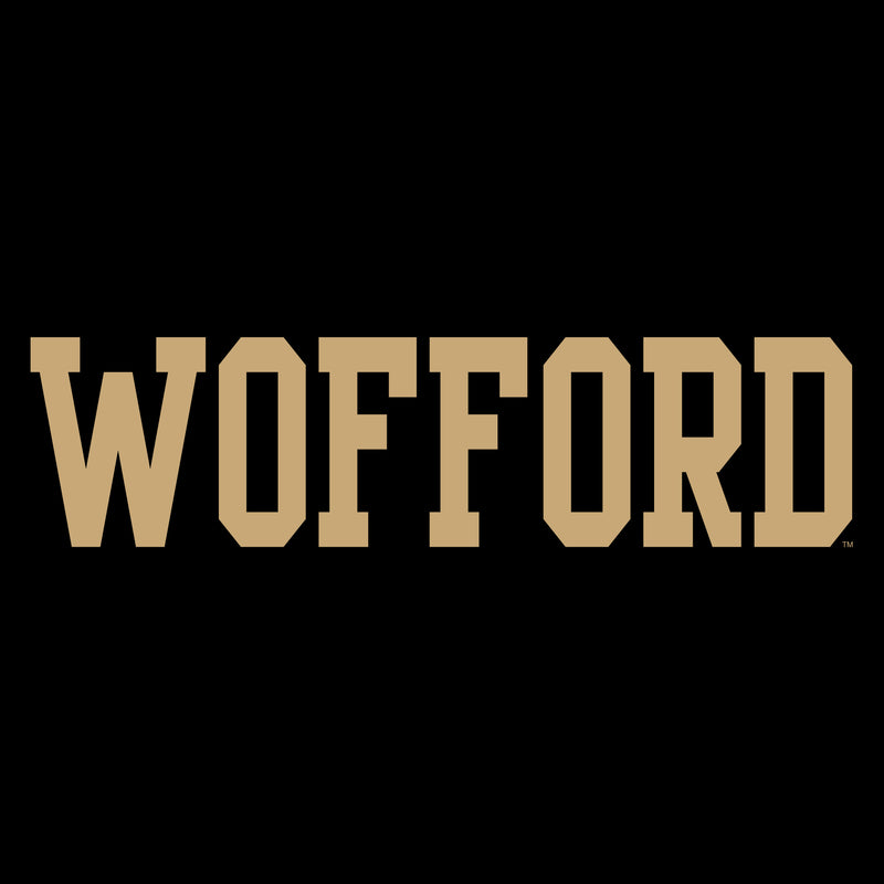 Wofford College Terriers Basic Block Crewneck Sweatshirt - Black