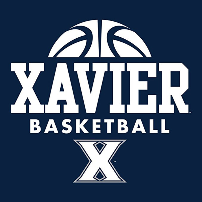 Xavier University Musketeers Basketball Hype Short Sleeve T Shirt - Navy