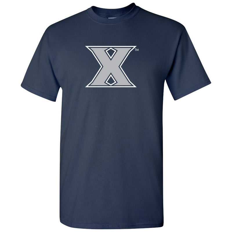 Xavier University Musketeers Primary Logo Short Sleeve T-Shirt - Navy