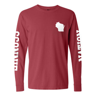 Sconnie Nation Double Sleeve CC Long Sleeve - Crimson