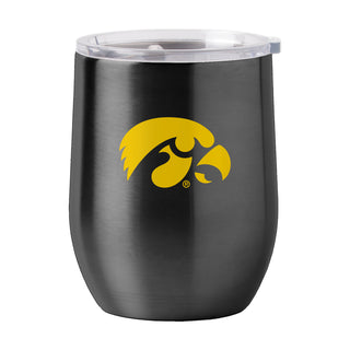 Iowa 16oz Gameday Stainless Curved Beverage