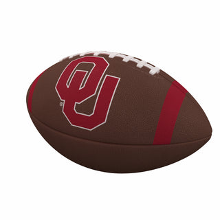 Oklahoma Team Stripe Official-Size Composite Football