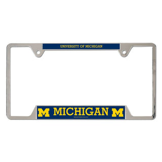 Michigan Wolverines Metal License Plate Frame