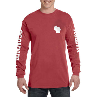 Sconnie Nation Double Sleeve CC Long Sleeve - Crimson