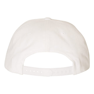 The Citadel Logo EMB Flat Bill Hat - White