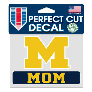 Michigan Wolverines MOM Perfect Cut Color Decal