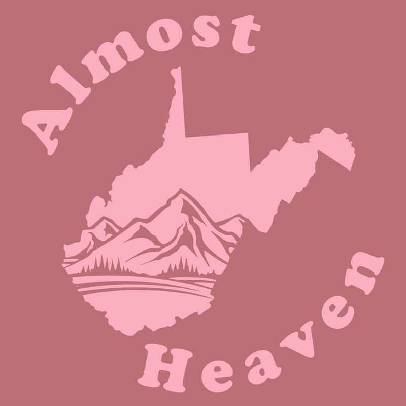 Almost Heaven WV NLA T-Shirt - Mauve