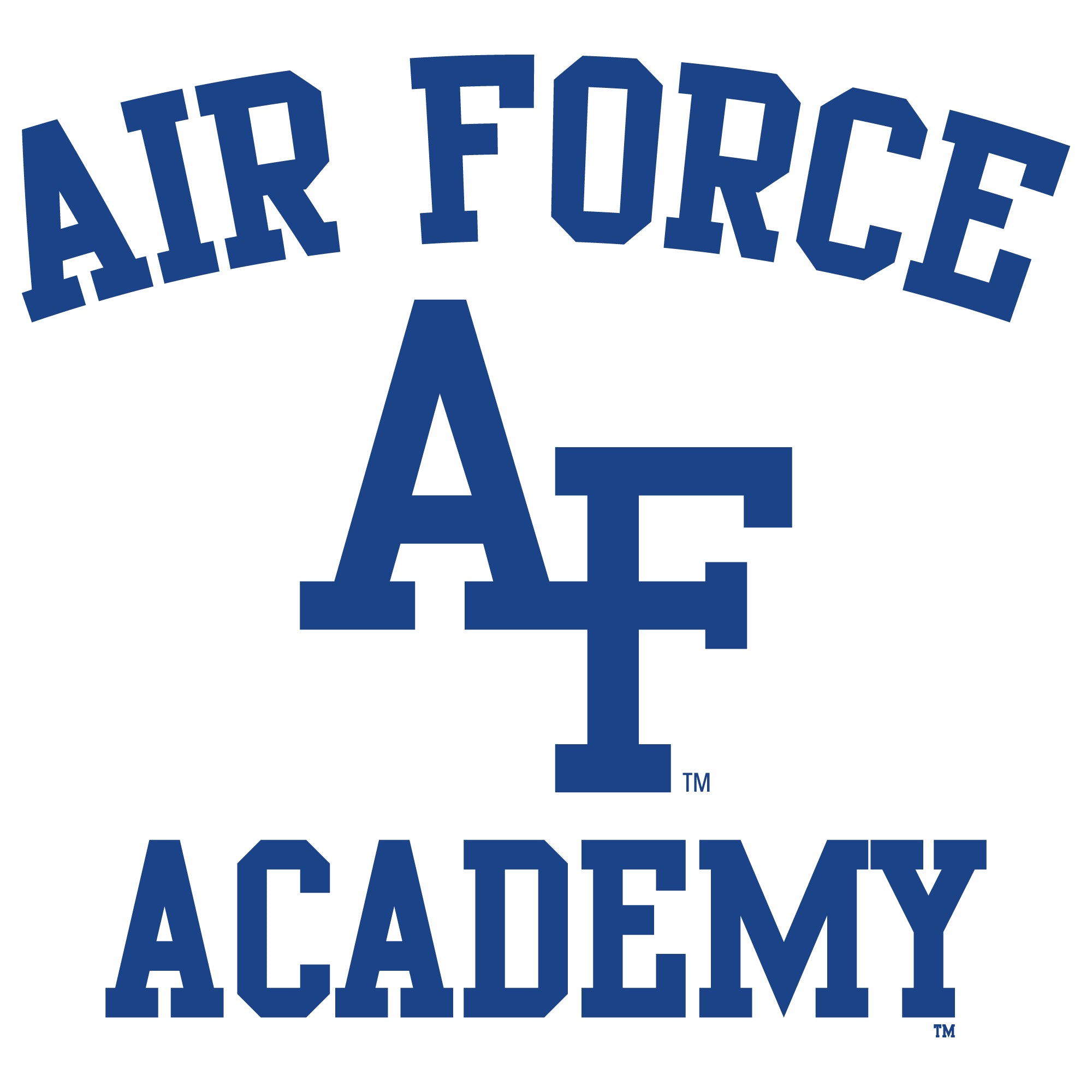 air force academy gear Air Force Academy Falcons Arch Logo Youth T-Shirt in White | Size: XL