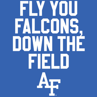 Air Force Academy Falcons Fight Song Sport T-Shirt - Royal
