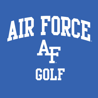 Air Force Academy Arch Logo Golf T-Shirt - Royal