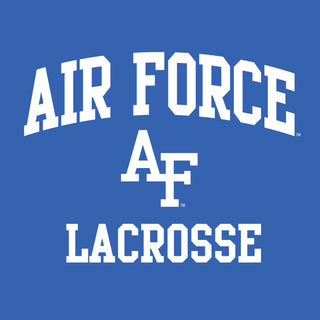 Air Force Academy Arch Logo Lacrosse T-Shirt - Royal