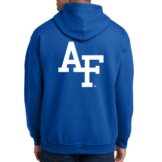 Air Force Academy Falcons Front Back Hoodie - Royal