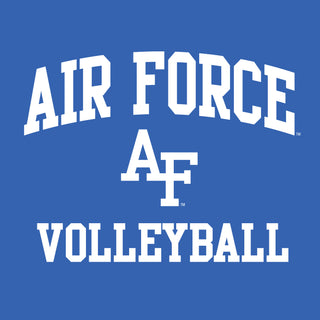 Air Force Academy Arch Logo Volleyball Hoodie - Royal