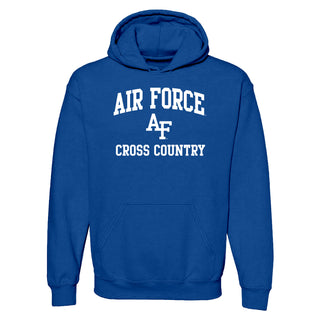 Air Force Academy Arch Logo Cross Country Hoodie - Royal