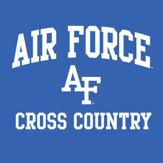 Air Force Academy Arch Logo Cross Country T-Shirt - Royal