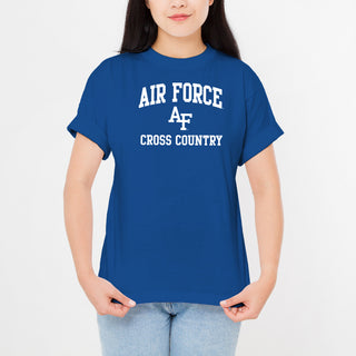 Air Force Academy Arch Logo Cross Country T-Shirt - Royal