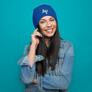 Air Force Academy Primary Logo Beanie - Royal
