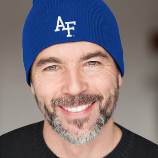 Air Force Academy Primary Logo Beanie - Royal