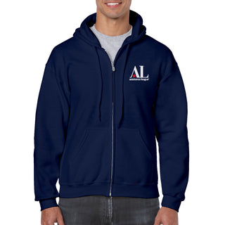 Assistance League Logo LC EMB Zip Hoodie - Navy