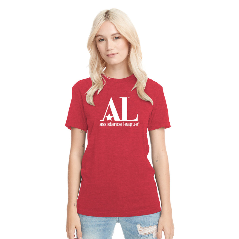 Assistance League Logo Triblend T-Shirt - Vintage Red
