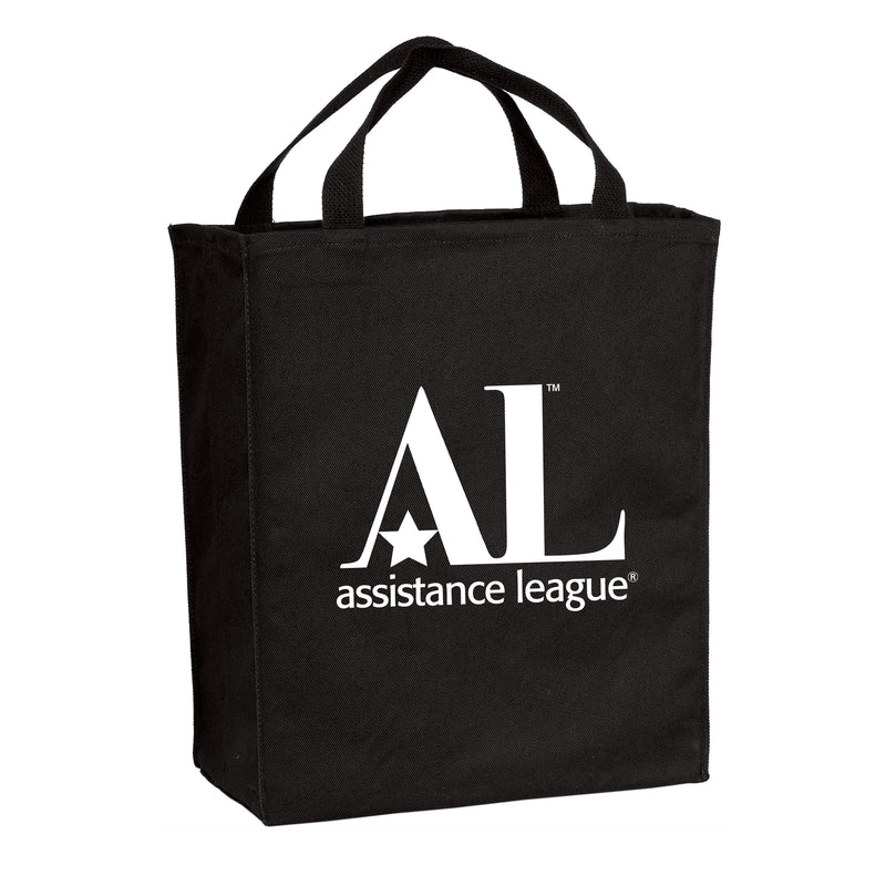 Assistance League Logo Grocery Tote - Black
