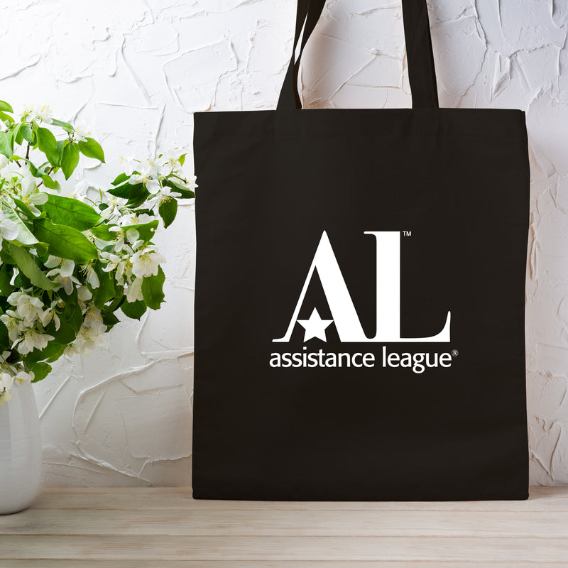 Assistance League Logo Grocery Tote - Black