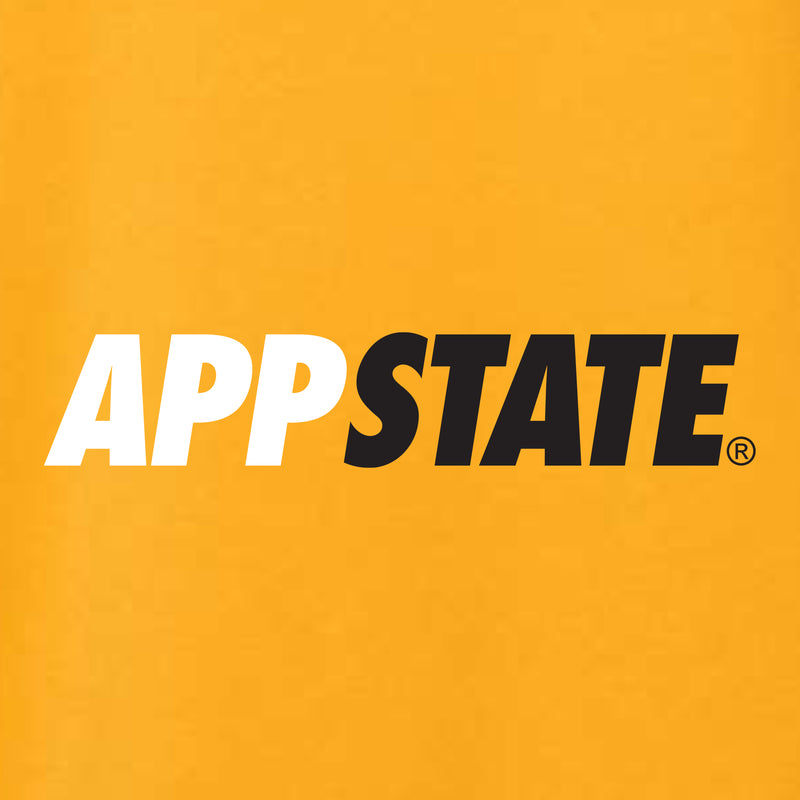 App State Primary Logo LC Sponge Fleece Zip Hoodie - Gold