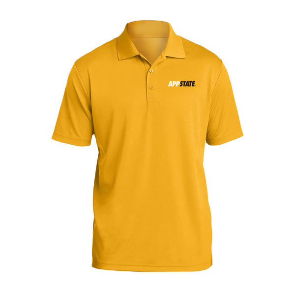 App State Primary Logo LC Polo - Gold – Underground Printing