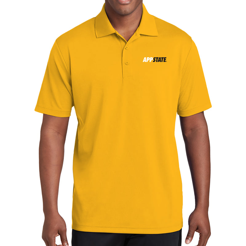 App State Primary Logo LC Polo - Gold