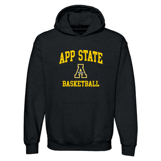 App State Arch Logo Basketball Hoodie - Black