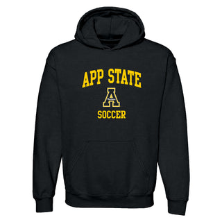 App State Arch Logo Soccer Hoodie - Black